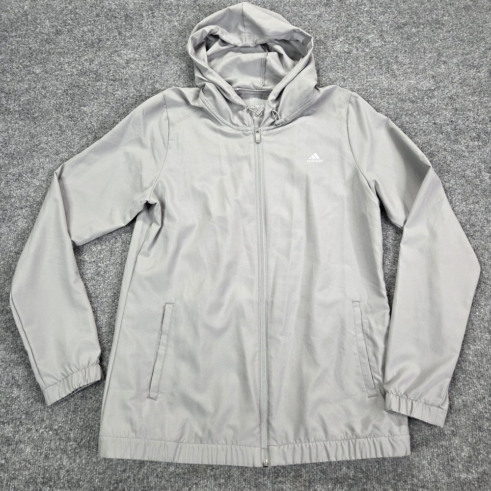 Adidas Womens Woven‎ Golf Wind Jacket Windbreaker Medium ADVW0021